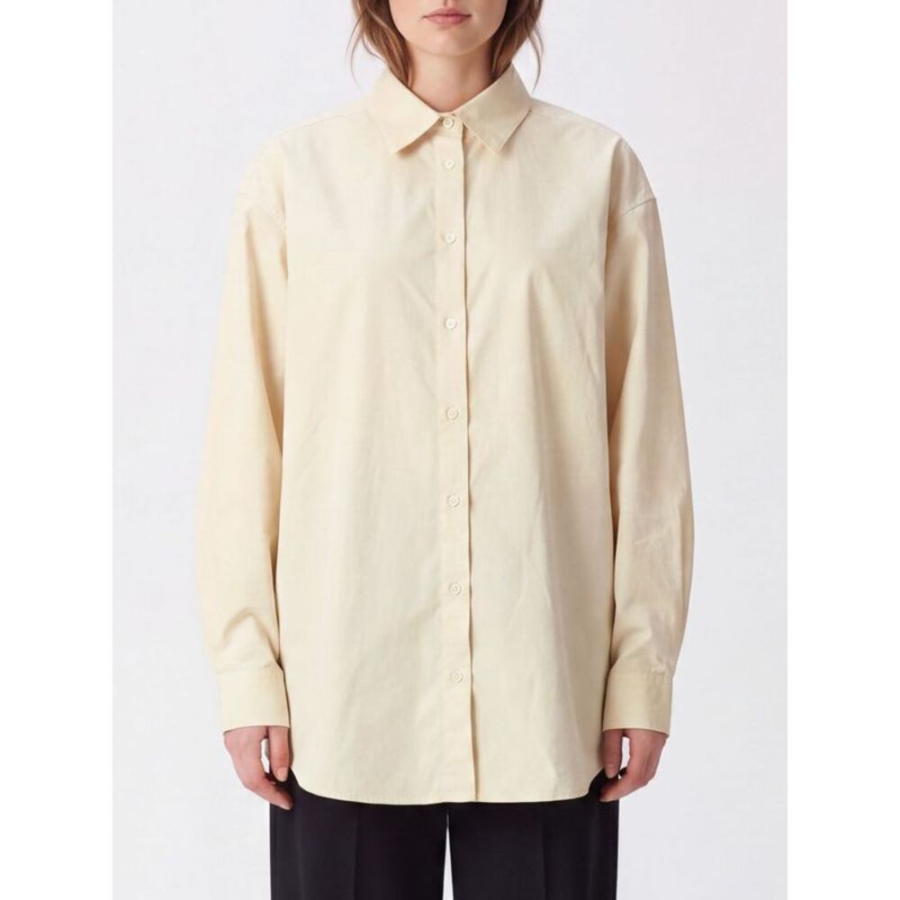Toteme Women Relaxed Fit Shirt Toteme In Cotton Poplin With Dropped Shoulders